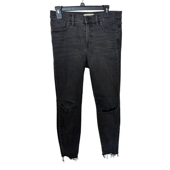 Madewell Denim - Madewell 29 High Rise Super Skinny‎ Black Jeans